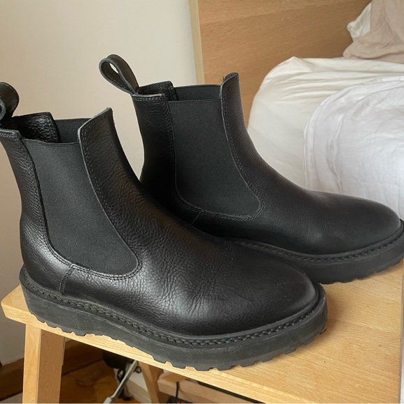 Diemme Alberone Black Leather Boots W × 1 size 38 - Picture 6 of 9